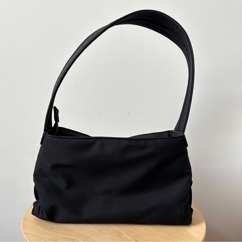 Hvisk Scape Twill nylon shoulder bag in black